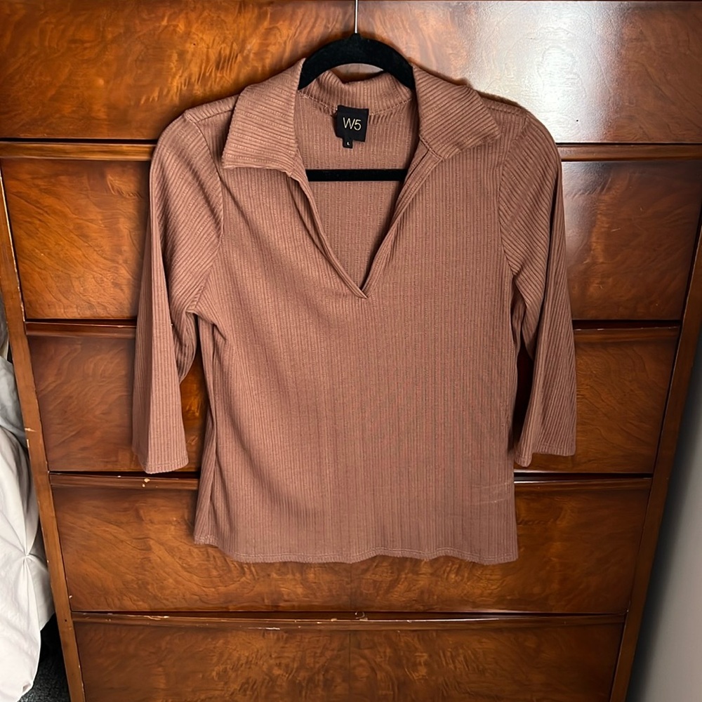 NWOT Brown top